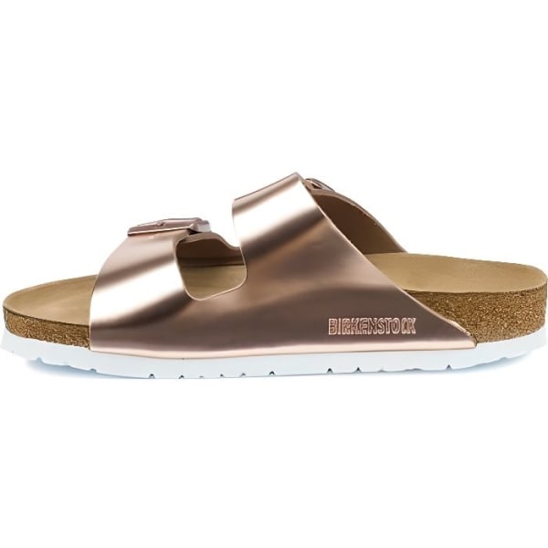 Birkenstock Arizona Cooper Platta sandaler för kvinnor - BIRKENSTOCK - Läder - Gul - Rosa 36