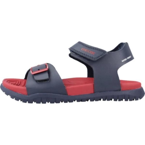 Geox Fusbetto Scratch Plate Sandal - Marinröd Röd 31