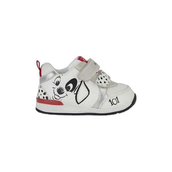 Geox Rishon baby boys sneakers vit röd 24