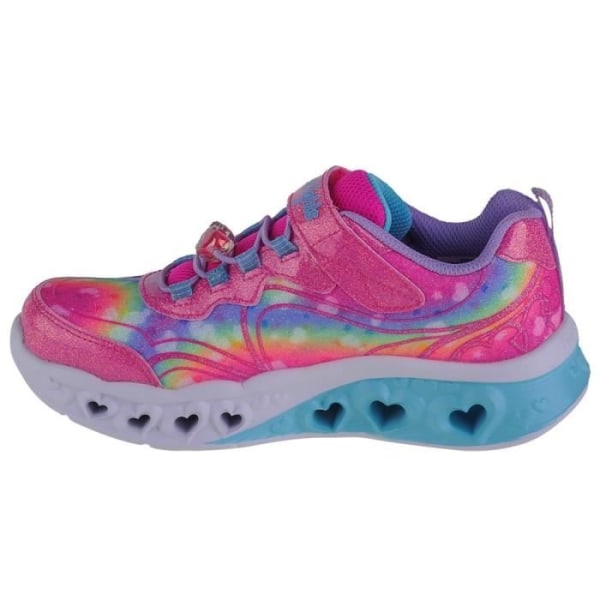 SKECHERS Flutter Heart Lights-groovy Swirl Shoes Blå, Rosa - Unisex/Barn Blå 35