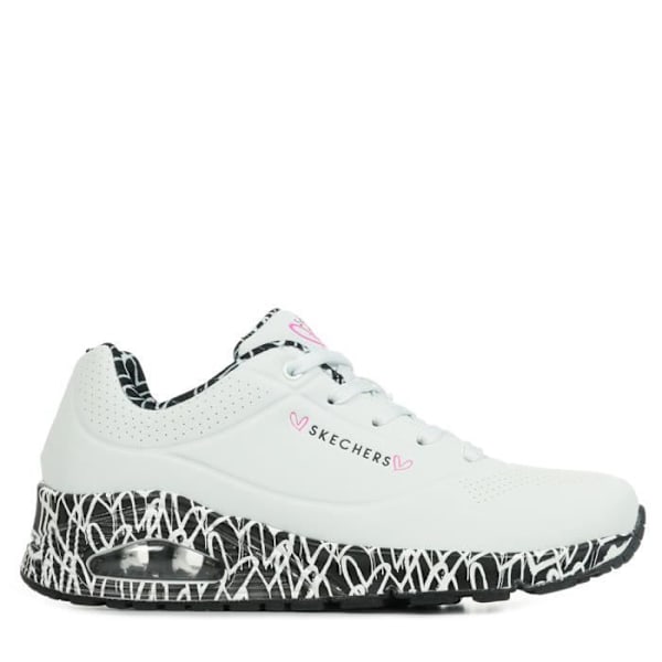 Skechers Uno Loving Love Sneakers Vit svart 40