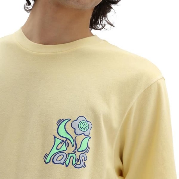 Vans T-shirt herr Peace Flower Yellow VN0A7PL686V