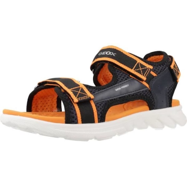 Pojksandaler - GEOX J SANDAL AIRADYUM B - Svart - Åtdragningsspänne - Kil - Syntet - 26