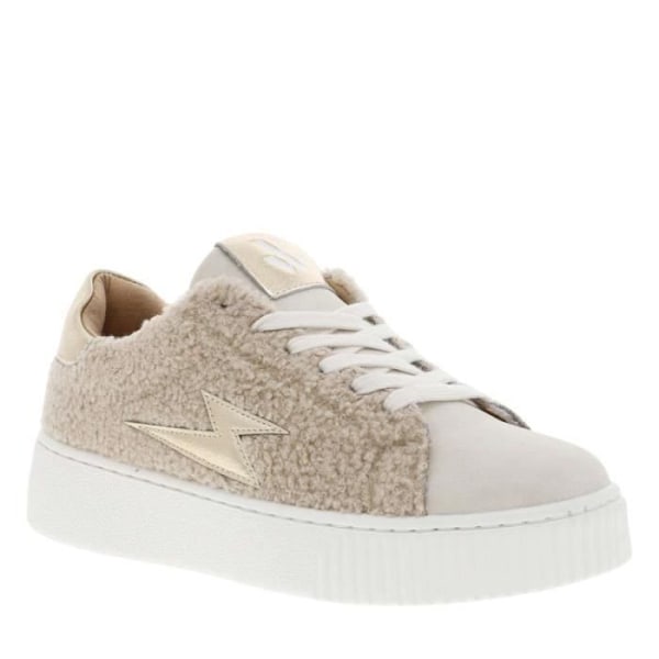 Sneakers med låg platt klack Beige 39