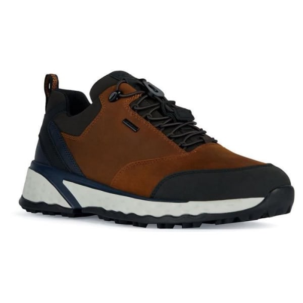 GEOX U Sterrato B ABX C Sneaker för män - Okra - Brun - Snören - Platt - Mocka-Nubuck Ockra 42