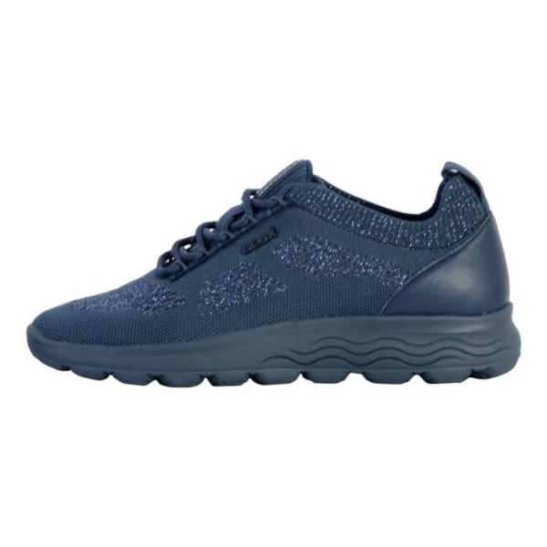 Geox Spherica Blue Tennis Sneaker för kvinnor - GEOX varumärke - Spetsstängning - Exceptionell komfort 41