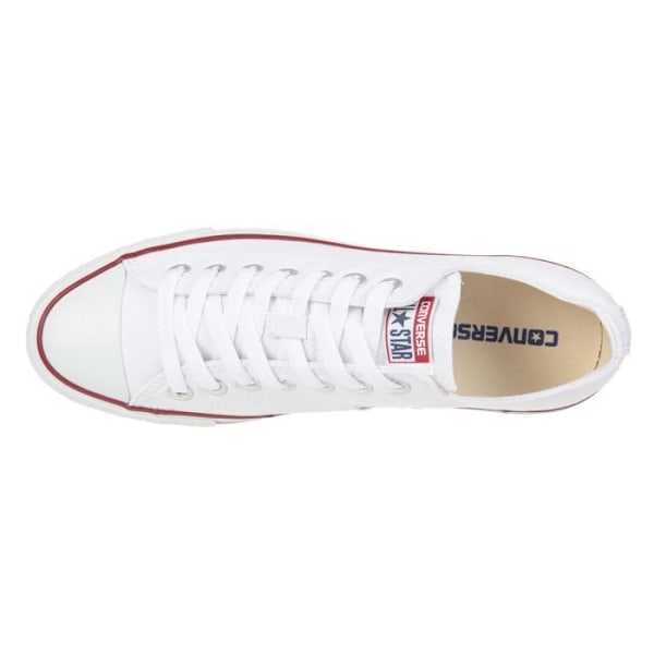 CONVERSE Mixed White Canvas Low Top Trainers Vit 37 1/2