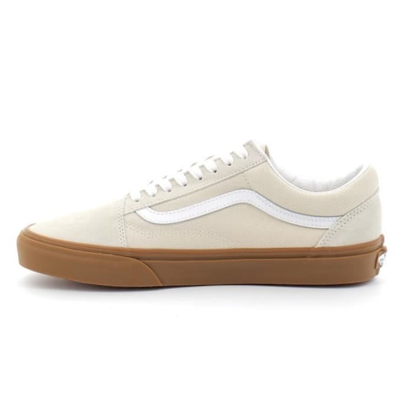 Sneakers för män - VANS - Old Skool Beige - Spetsar - Platt klack - Textil Ovandel Beige 41