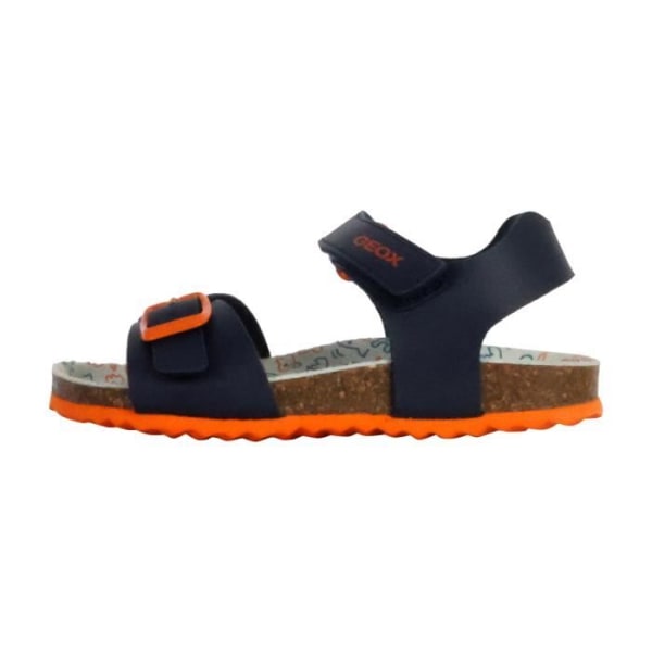 Geox Ghita Lädersandal - Marin-Mörkorange 34