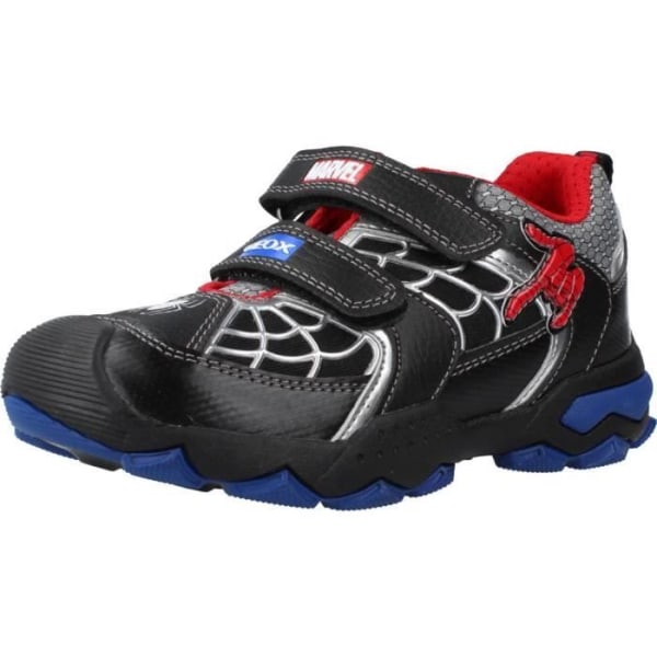 Geox Buller Sneaker för barn - GEOX Märke - Modell 125867 - Svart/Röd - Repa - Exceptionell komfort 29