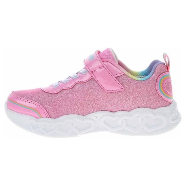 SKECHERS S Lightsinfinite Heart Lights Love Prism Rosa barnskor - Textil - Snören Rosa 27