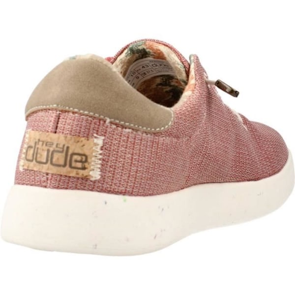 Sneakers - HEY DUDE - KOB ECO - Wedge - Burgundy - Mixed Bordeaux 40