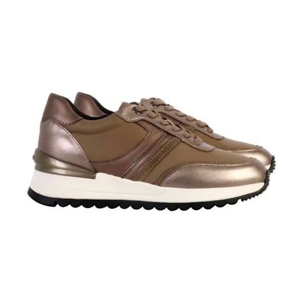 Geox Desya Nappa+Mocka Low Top Sneaker - Taupe Mol 39