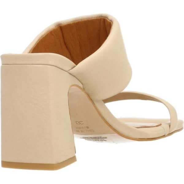 Beige lädersandal för dam ÁNGEL ALARCÓN 123238 Beige 37