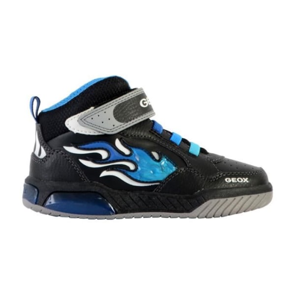 Geox Inek High Top Sneaker för barn - Svart/Blå - Skrapstängning - Exceptionell komfort 29