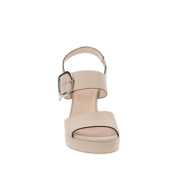 Skinnskor för kvinnor - NeroGiardini - Beige - 10 cm - Åtdragningsspänne - Nål Beige 37