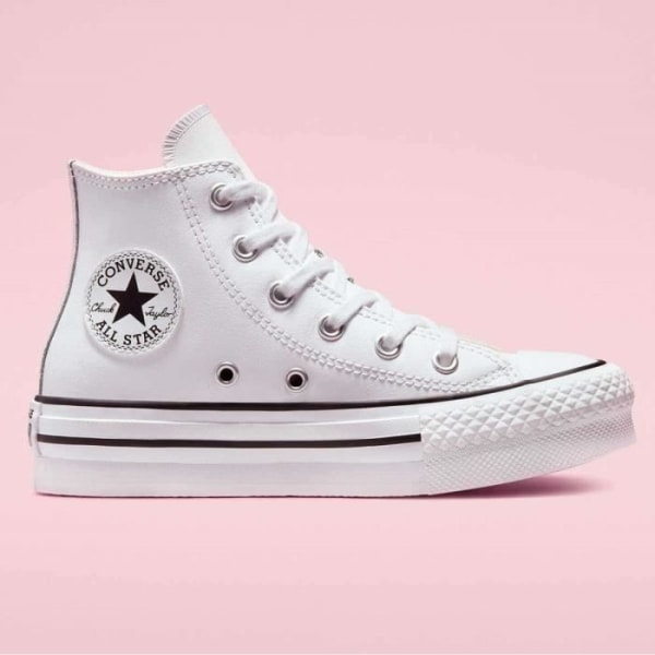 Converse Chuck Taylor All Star Lift Platform Läder Sneakers Vita - Blandat - Plattform - Snören - Läder Vit 39