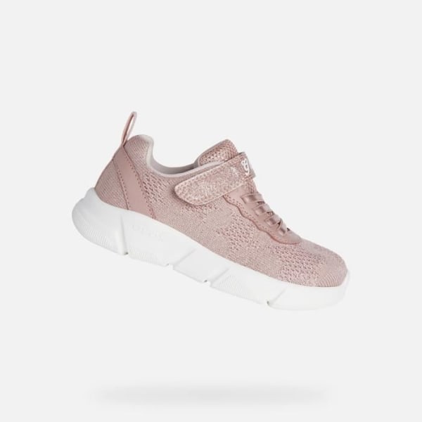 J ARIL Sneakers - GEOX - Girl - Ljusrosa - Barn - Spetsar - Textil - Platt