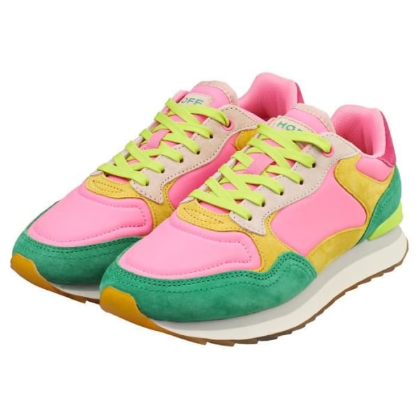Sneakers - HOFF - SANTA MARTA - Dam - Rosa Multicolor - Mocka och textil - Spetsar 37