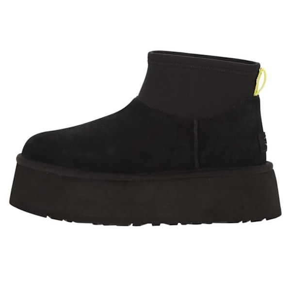 Ugg Australian W Classic Mini Dipper Boots - Svart - Dam - Läder - Låg Svart 40