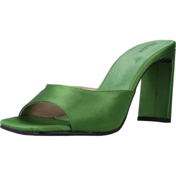 Sandal - barfota GUL 116680 Grön - Kvinna - Kil - Tryck