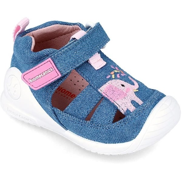 First steps sandaler - BIOMECANICS - Elefant - Denimfärg - Scratch - Baby girl Cowboy 22