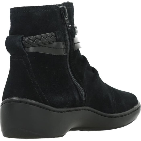 Stövel - Boots Clarks 130547 Svart - Dam - Snören - Textil Svart 35 1/2