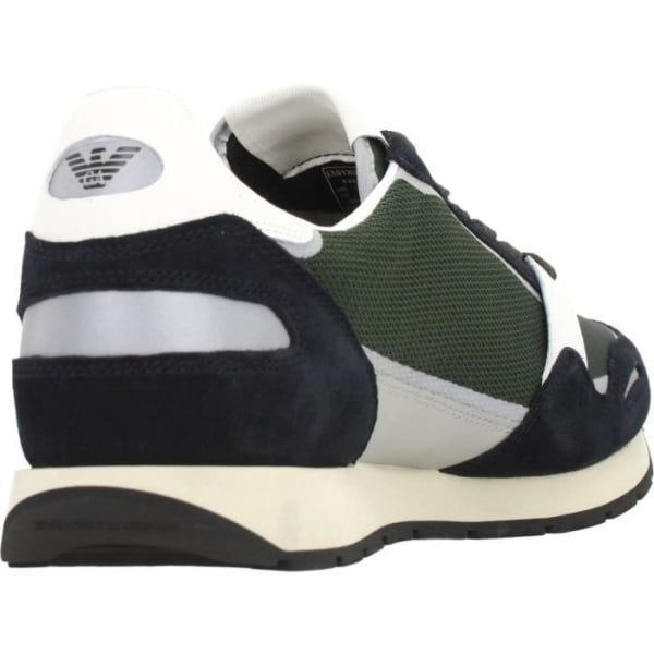 EMPORIO ARMANI sneaker - Modell 110730 - Grön - Ovandel i mesh och mocka