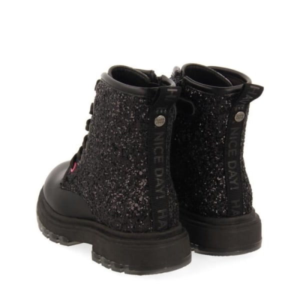 Ankelboots för flickor - Gioseppo - Nisland - Svart - Spetsar - Glitter Neger/neger 28