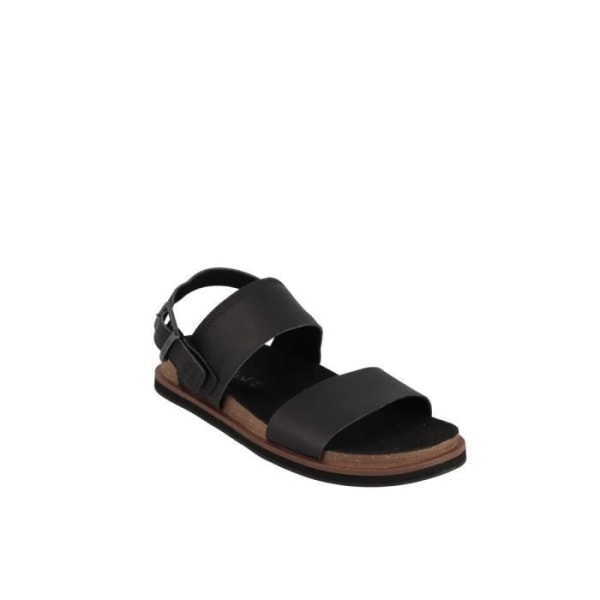 Platt sandal med breda remmar TIMBERLAND AMALFI VIBES 2 BAND - Svart - Herr - Läder - Platt klack 43