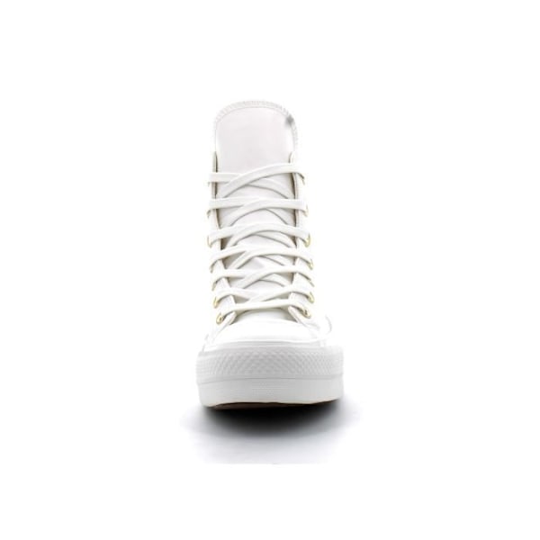 CONVERSE Chuck Taylor All Star Lift Platform Mono Vita high-top sneakers - Platta snören - Herr Vit/häger/guld 37