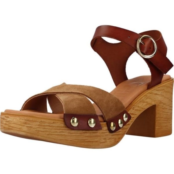 Sandal - barfota Chika10 138162 Brun - Dam - Åtdragningsspänne - Kil kastanj 38