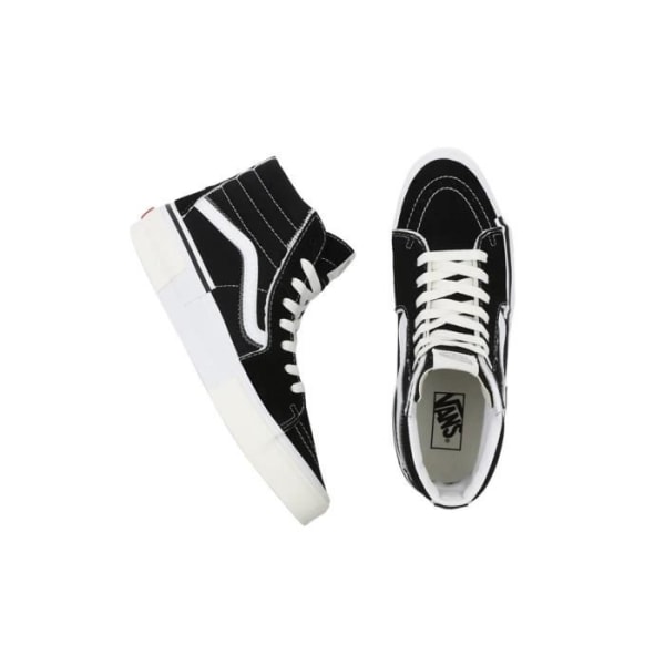 Sneakers - VANS - SK8-Hi Reconstruct - Svart - Vuxen - Unisex - Textil - Spetsar - Platta Svart 44 1/2