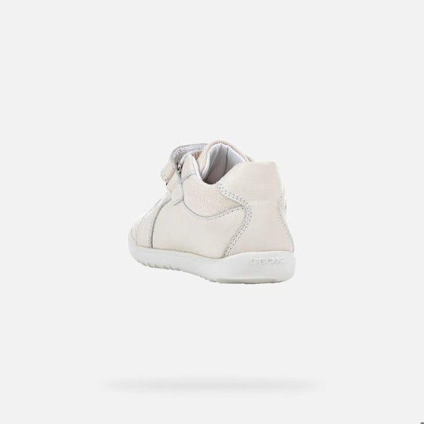 Geox Macchia babysneakers Det är elfenben/lit rosa 25