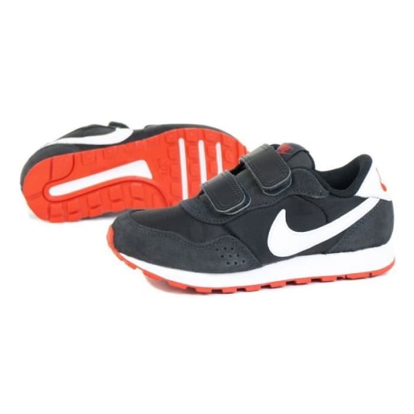 NIKE MD Valiant Black Shoes - Unisex/Barn Svart 31