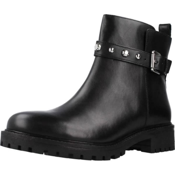 Sneakers dam - GEOX D HOARA - Svart - 4cm klack - Snören 39