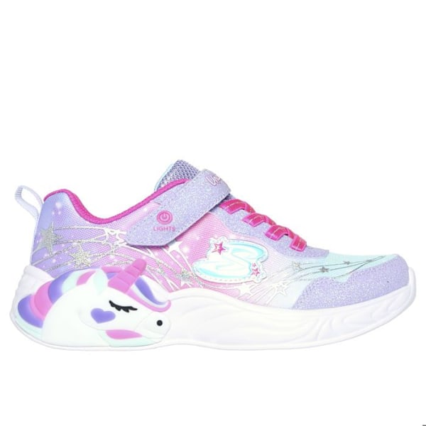 Skechers Unicorn Dreams flicksneakers - Wishful Magi lavendel/varmrosa 35