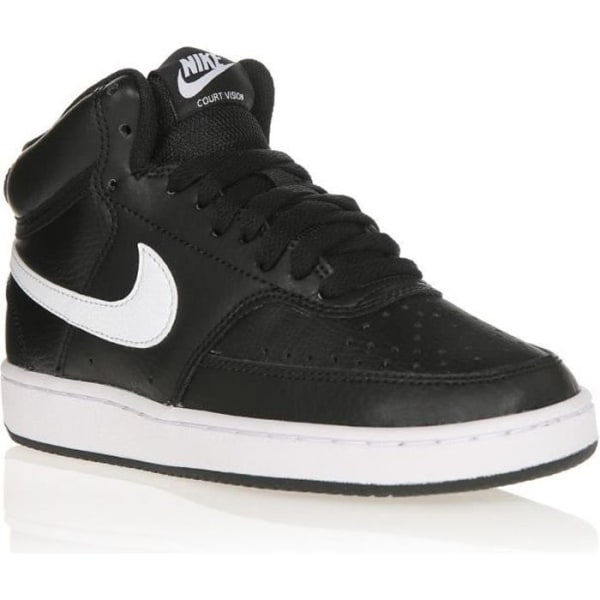 NIKE Court Vision Mid Sneakers Svart/Vit Dam Svart vit 41