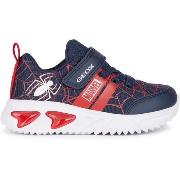 Sportsneakers för pojkar GEOX ASSISTE MARVEL J45DZD - Marinröd - Spiderman-licens 33