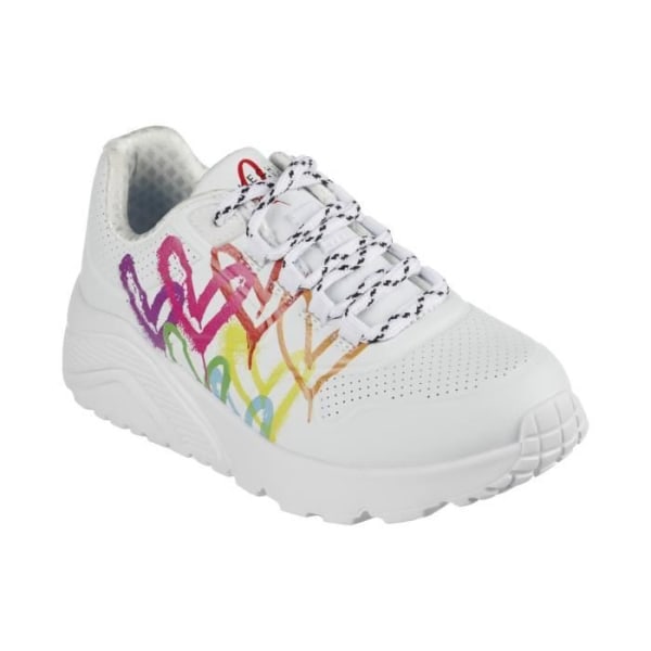 Skechers Uno Lite White Hearts Sneaker för barn - SKECHERS - Tjej - Spetsar - Syntet - Platt