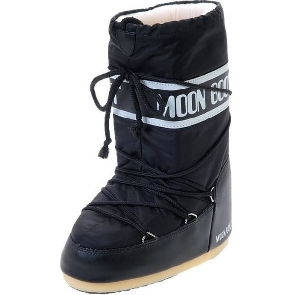 Svarta moon boot stövlar i nylon 35