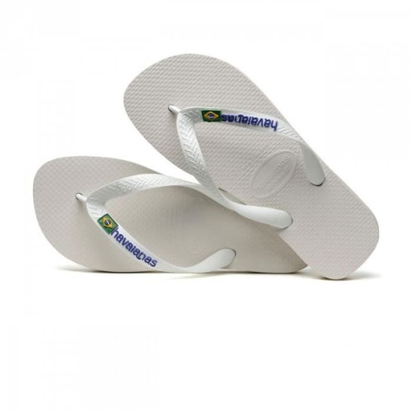 Havaianas Brasil Logo Khaki W Damflip Flops - Khaki Strap - Iron-on Logo 35