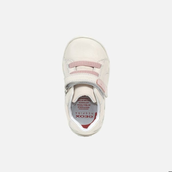 Geox Macchia babysneakers Det är elfenben/lit rosa 21