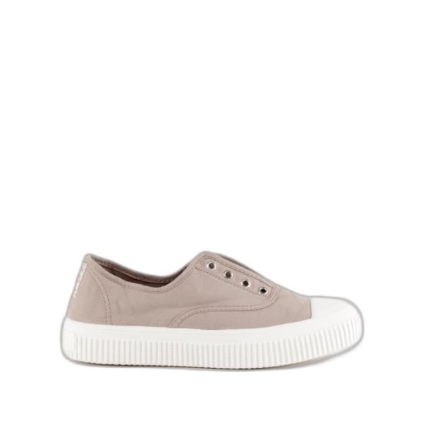 Victoria Re-Edition damsneakers i canvas - beige - VICTORIA - Re-Edition - Dam - Med resår - Textil - Platta