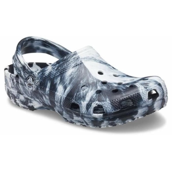 Crocs CLASSIC MARBLED Träsko vit svart 39