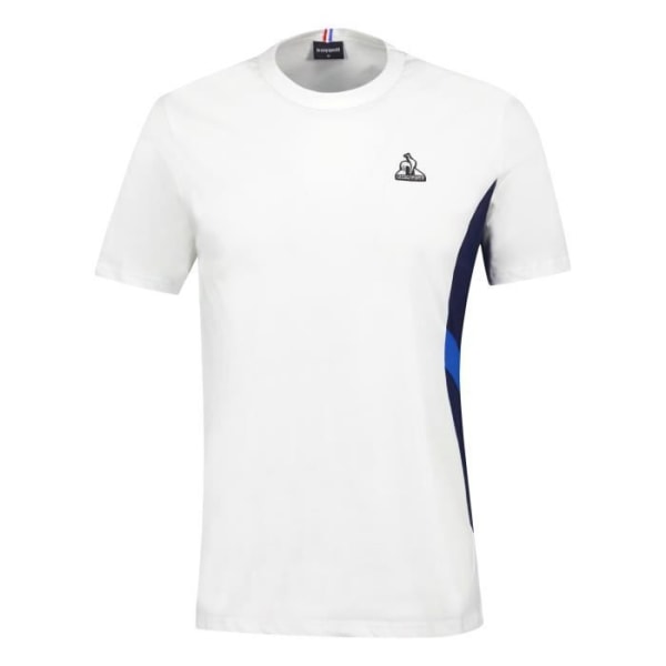 T-shirt i två färger Le Coq Sportif - vit - kortärmad - rund hals Vit S