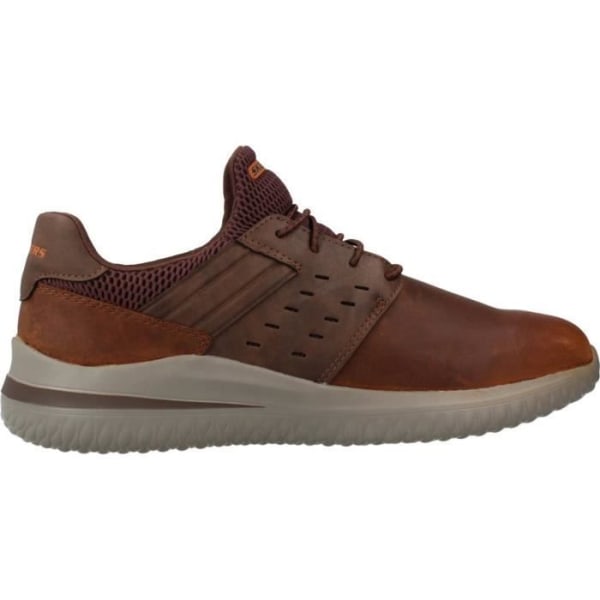 Sneaker herr - SKECHERS - 113122 - Brun - Textil - Snören kastanj 45