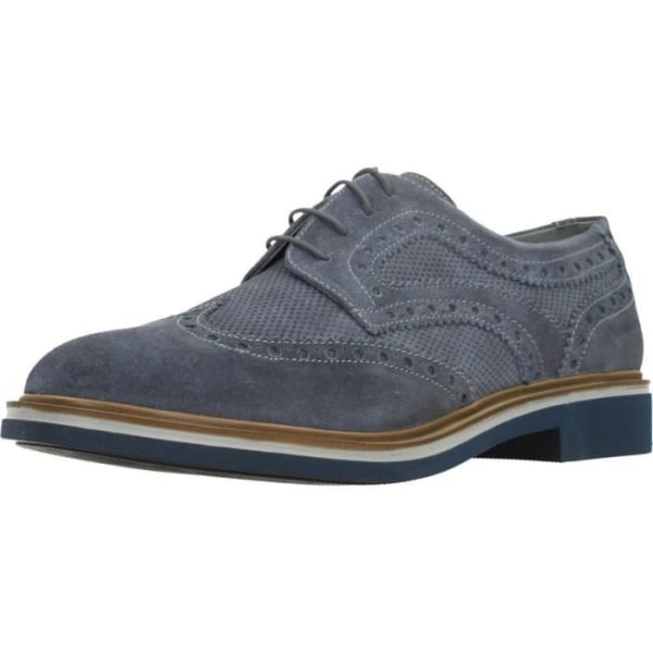 Oxford skor för män - STONEFLY - 78955 - Mocka - Blå - Fast 40