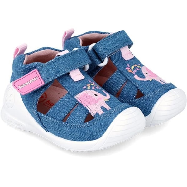 First steps sandaler - BIOMECANICS - Elefant - Denimfärg - Scratch - Baby girl Cowboy 18