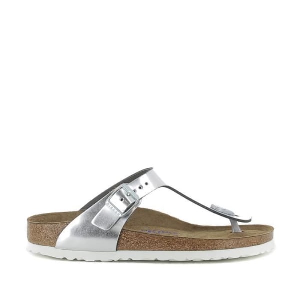 Sandal - Barfota dam BIRKENSTOCK GIZEH NL SFB - Grå Ekologisk Casual Grå 37